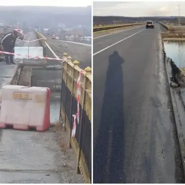 Foto CJ Olt a dat undă verde noului pod de la Verguleasa. Oprescu: Sperăm ca în maximum o lună acel pod să fie funcţional   