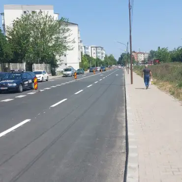 Foto Primăria Slatina a finalizat reabilitarea străzii Tunari (FOTO)