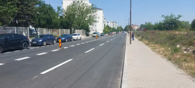 Foto Primăria Slatina a finalizat reabilitarea străzii Tunari (FOTO)