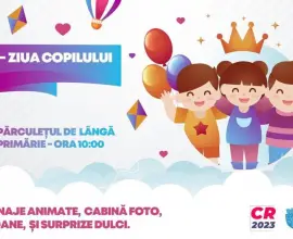 Foto Petrecere de Ziua Copilului, în părculeţul de lângă Primăria Balş