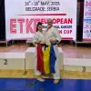 Imagine Karateka Iris Dobre, campioană europeană la kata