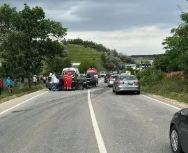 Foto O femeie a ajuns la spital, în urma unui accident petrecut la Jitaru