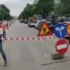 Imagine Trafic rutier pe o singură bandă, începând de astăzi, pe strada Ecaterina Teodoroiu din Slatina. Se lucrează la reţeaua de apă şi canal