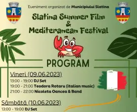 Foto Slatina Summer Film şi Festivalul Tradițiilor si Mâncării Mediteranene, în weekend