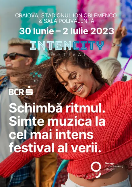 Foto BCR, sponsorul principal al Festivalului IntenCity