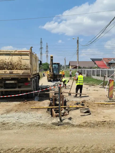 Foto CAO a început extinderea canalizării pe strada Agricultorului din Slatina (FOTO)