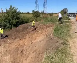 Foto VIDEO. Proiectul CAO, modificat la Caracal. Conductele, trecute pe sub stradă pentru a se evita distrugerea carosabilului