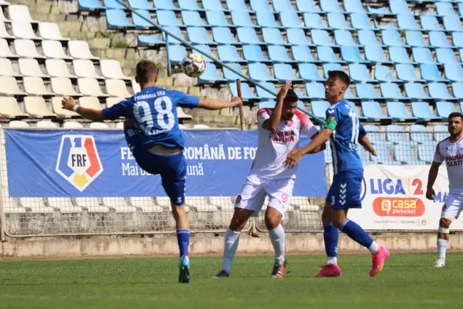 Foto CSM Slatina pierde duelul cu Unirea Dej. Ocazii mari ratate de slătineni, în prima înfrângere din acest sezon