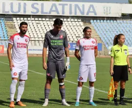 Foto David Dincă, portarul echipei CSM Slatina, convocat la echipa naţională Under 20