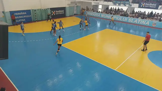 Foto CSM Slatina, victorie la scor în amicalul cu CSM Slobozia