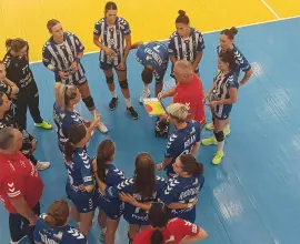 Foto CSM Slatina, victorie la scor în amicalul cu CSM Slobozia