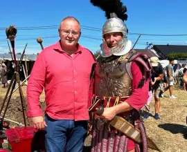 Foto Marius Iancu (PSD), după Romula Fest: Este o reîntoarcere în timp