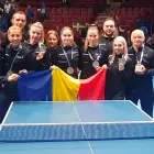 Foto Echipa naţională de tenis de masă a României este vicecampioană europeană
