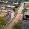 Imagine Lotul Slatina-Coloneşti al Drumului Expres, în linie dreaptă. Se lucrează intens în zona Jitaru (VIDEO)