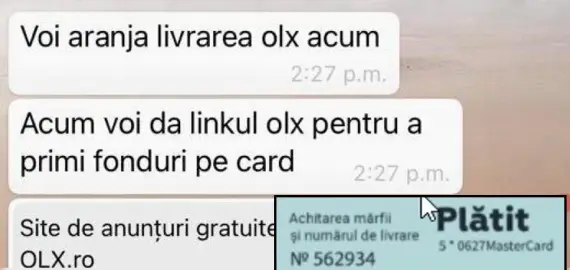 Foto Un bărbat din Olt, ţepuit de un rus prin intermediul OLX a rămas cu paguba. Parchetul a cerut renunţarea la urmărirea penală