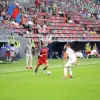 Imagine CSM Slatina, remiză cu CSA Steaua Bucureşti, după un gol încasat în final de joc. „Ne-am retras şi le-am permis adversarilor să vină peste noi”