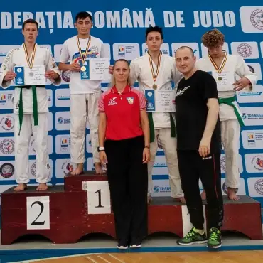 Foto Medalie de bronz pentru sportivul de la CSS Slatina, Alberto Luca, la Campionatul Naţional de Judo