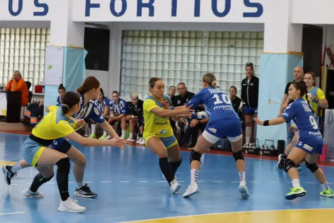 Foto VIDEO&FOTO. CSM Slatina, victorie în derby-ul pentru primul loc în seria Diviziei A