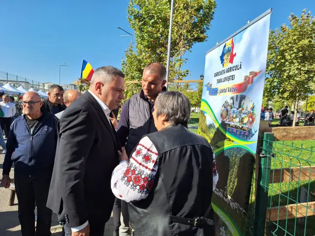 Foto Ministrul Agriculturii, Florin Barbu, prezent la Slatina pentru a participa la Ziua Recoltei (FOTO)