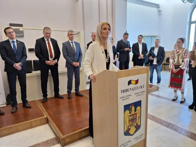 Foto FOTO. Noul sediu al Judecătoriei Slatina, inaugurat într-o clădire de patrimoniu