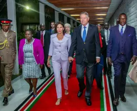 Foto Primele imagini cu preşedintele Klaus Iohannis în turneul din Africa. Kenia, prima ţară vizitată. FOTO