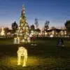 Imagine Spectacol la Slatina, în seara de 1 Decembrie, când se aprinde iluminatul festiv