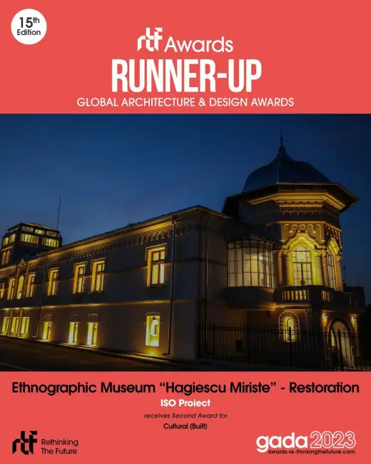 Foto Premiu internaţional pentru proiectul restaurării casei Hagiescu-Mirişte din Caracal
