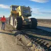 Foto Mobilizare pe Tronsonul 1 al Drumului Expres Craiova-Piteşti  (FOTO)