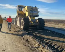 Foto Mobilizare pe Tronsonul 1 al Drumului Expres Craiova-Piteşti  (FOTO)