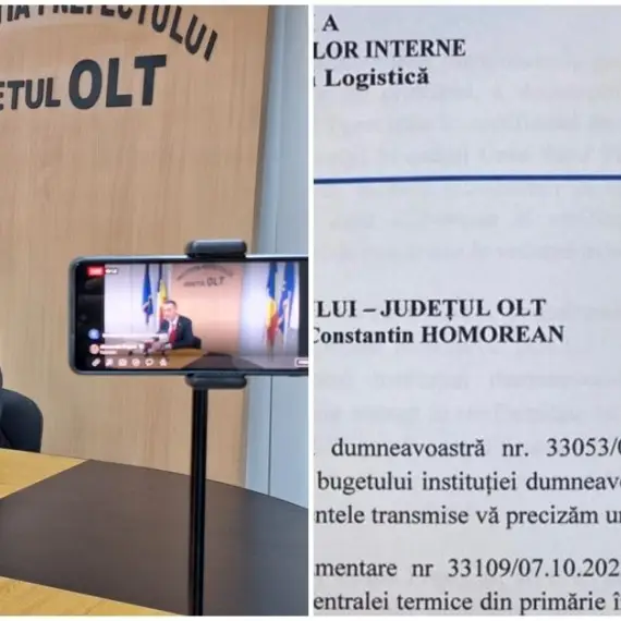 Foto Cum au scăpat angajaţii Prefecturii de frigul din birouri. Mario De Mezzo, prins cu minciuna  (DOCUMENT)