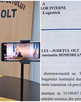 Foto Cum au scăpat angajaţii Prefecturii de frigul din birouri. Mario De Mezzo, prins cu minciuna  (DOCUMENT)