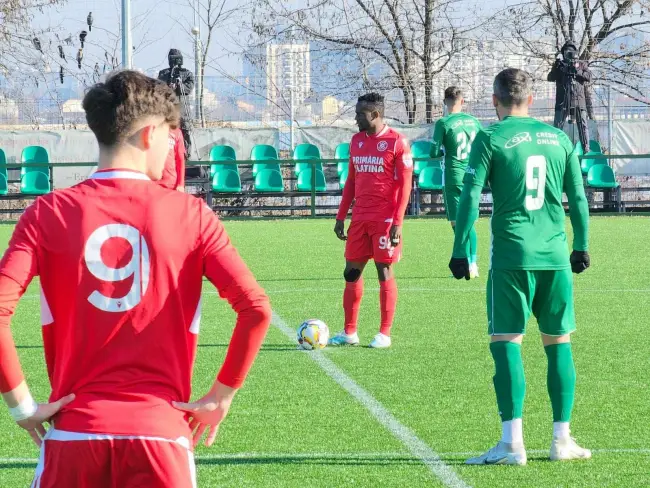 Foto FOTO. CSM Slatina, victorie în primul meci de pregătire al iernii susţinut cu Concordia Chiajna