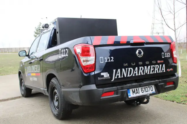 Foto FOTO. Autospecială nouă în dotarea Jandarmeriei Olt