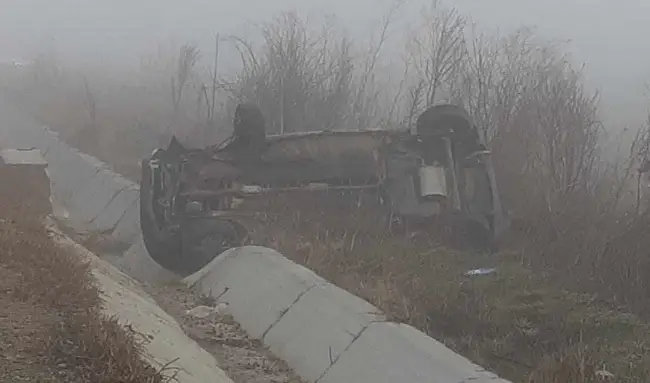 Foto FOTO. Trei persoane rănite, în urma unui accident petrecut între Brebeni şi Coteana