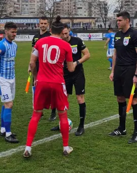 Foto CSM Slatina, înfrângere pe terenul celor de la Corvinul Hunedoara. „După primul gol, echipa a picat inexplicabil mental”