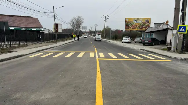Foto Primul tronson al străzii Varianta Oituz din Slatina, finalizat (FOTO)