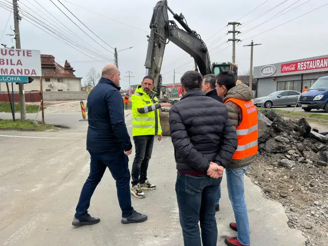 Foto Primul tronson al străzii Varianta Oituz din Slatina, finalizat (FOTO)