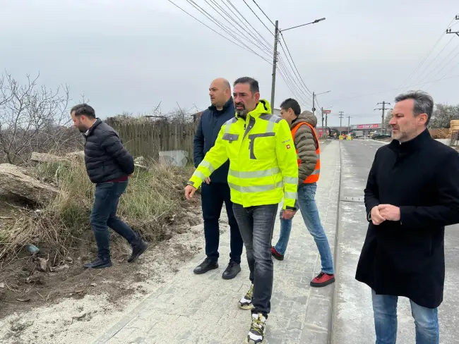 Foto Primul tronson al străzii Varianta Oituz din Slatina, finalizat (FOTO)