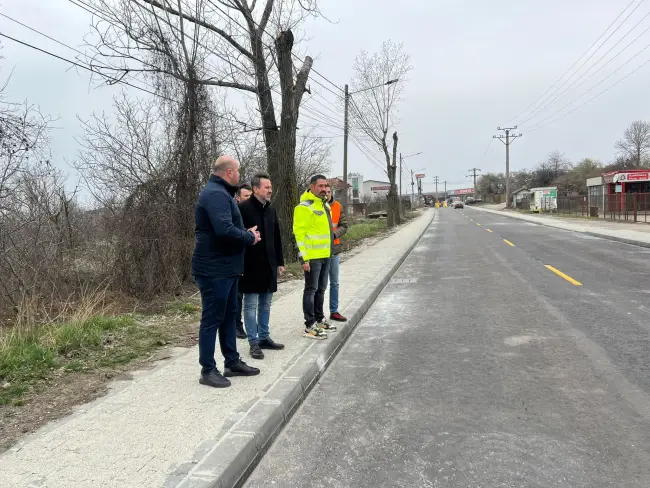Foto Primul tronson al străzii Varianta Oituz din Slatina, finalizat (FOTO)