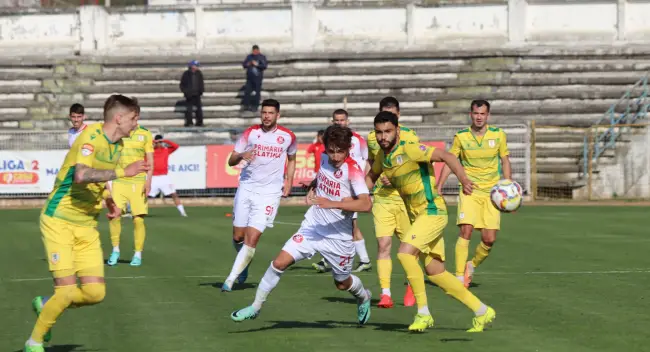 Foto CSM Slatina, remiză albă cu CS Mioveni în ultimul meci din sezonul regulat. Adversarele din play-out