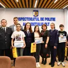 Foto Câştigătorii concursului pe tema „Siguranţa şcolară” au fost premiaţi la sediul IPJ Olt