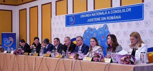Foto Adunarea Generală a UNCJR la București, prezidată de preşedintele CJ Olt Marius Oprescu