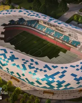 Foto CL Slatina a aprobat planul de amplasament şi indicatorii tehnico-economici pentru noul stadion cu 10.000 de locuri. Cum va arăta noua arenă (FOTO)
