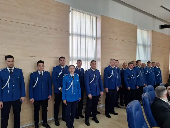 Foto FOTO. Jandarmii olteni au marcat 174 de ani de la înfiinţarea Jandarmeriei Române