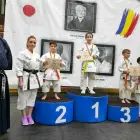Foto Medalie de aur pentru Andrei Dima, sportiv legitimat la Geido Slatina, în finala Campionatului Naţional de Karate Tradiţional