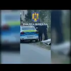 Foto VIDEO. Un tânăr, din Balş, băut şi pozitiv la DrugTest, a intrat într-un cap de pod în comuna Pîrşcoveni