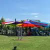Imagine Locurile de joacă din Parcul Tineretului Slatina, protejate de soare. Ce investiţie a făcut Primăria (FOTO)