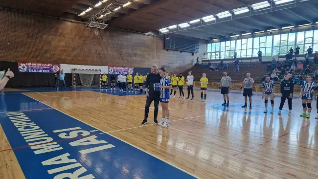 Foto CSM Slatina a promovat în Liga Florilor. Victorie şi în cel de-al doilea meci de la turneul desfăşurat la Iaşi