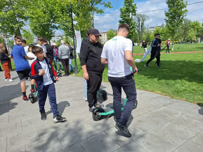 Foto Slatina verde. A fost lansat serviciul de trotinete electrice Bolt (FOTO)