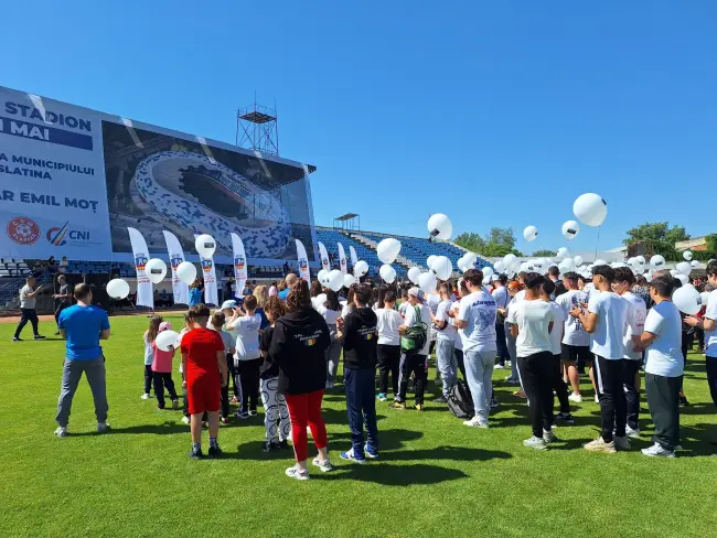 Foto Sportivii CSM Slatina şi-au luat adio de la fosta arenă „1 Mai”. Stadion nou, proiect aprobat de Guvern (FOTO&VIDEO)